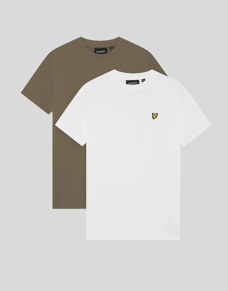 Crew Neck Kidswear 2-Pack T-Shirt
