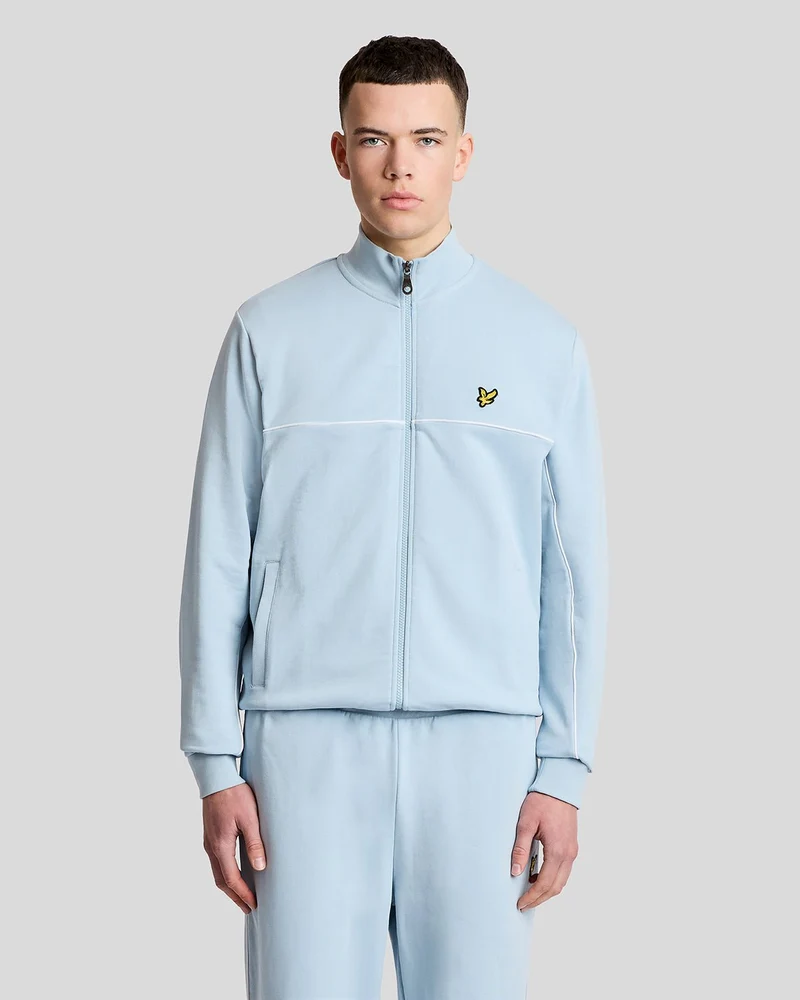 Piped Full Zip Track Top