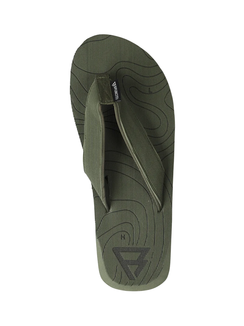 Capu Mannu Men Flip Flops | Beetle Green