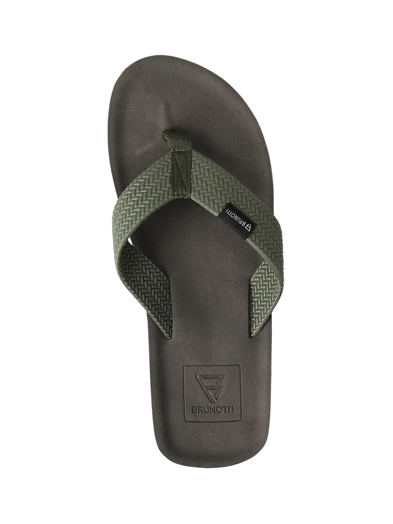 Algheri Men Flip Flops | Pine Green