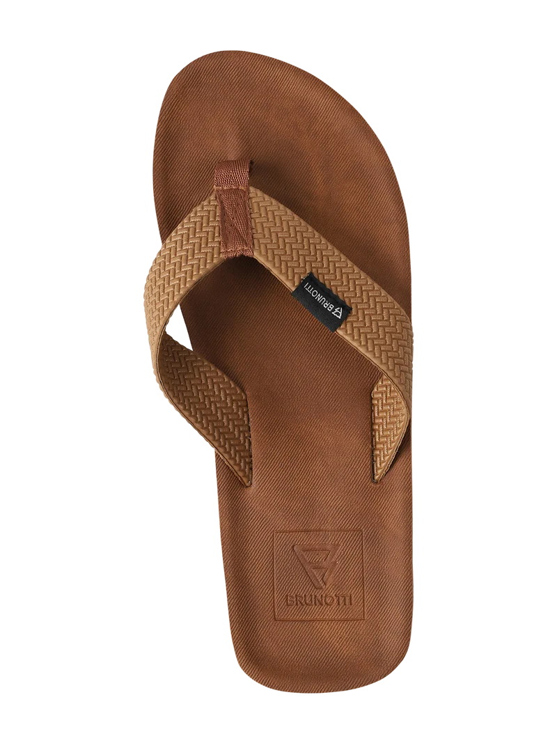Algheri Men Flip Flops | Hazel Brown