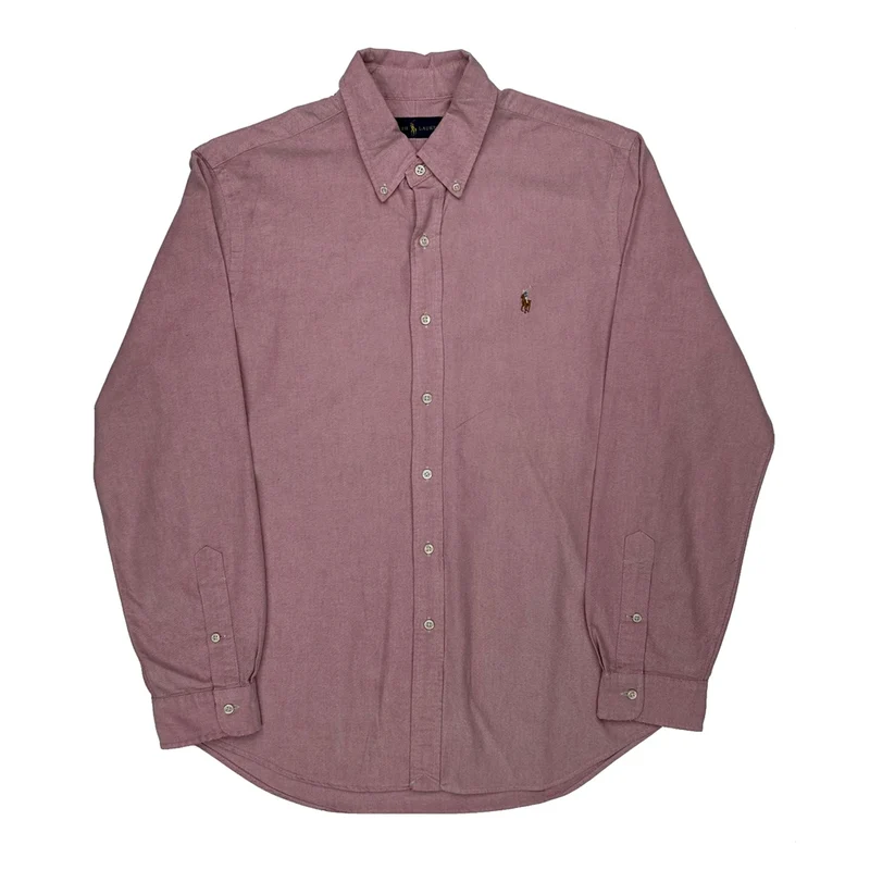 Ralph Lauren Shirt - Large Pink Cotton