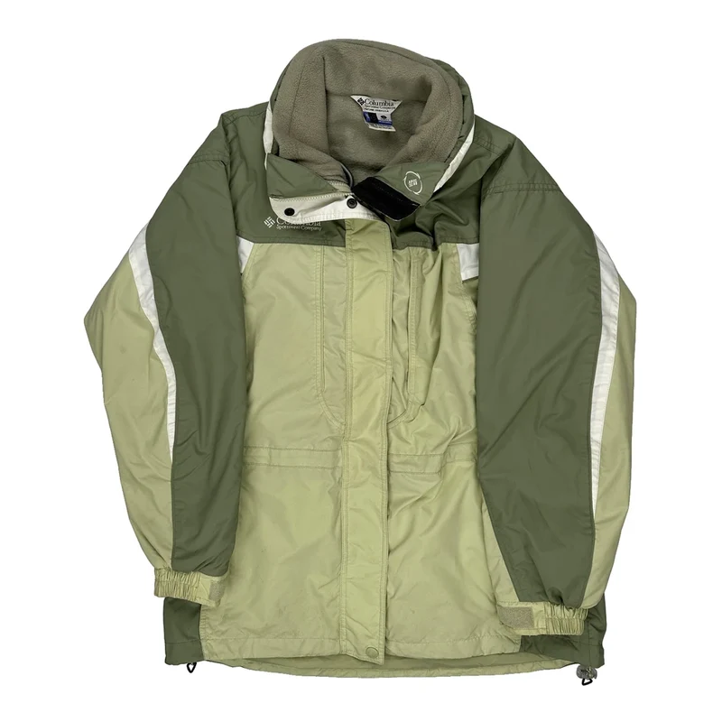 Columbia Interchange Ski Jacket - Large White Polyester