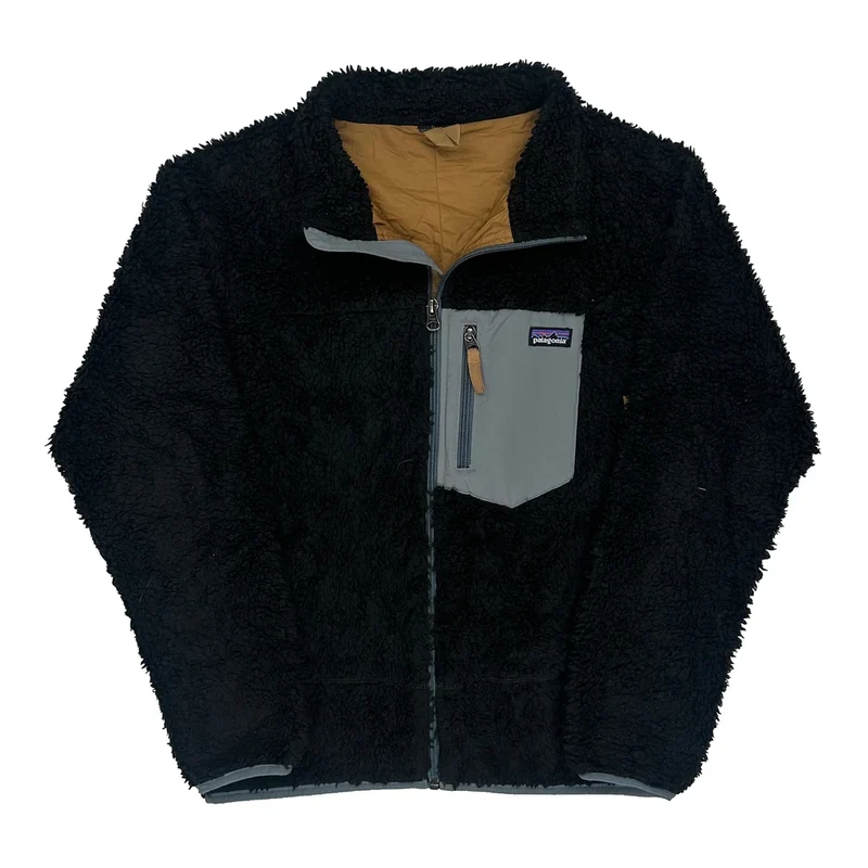 Patagonia Fleece Jacket - Medium Black Polyester