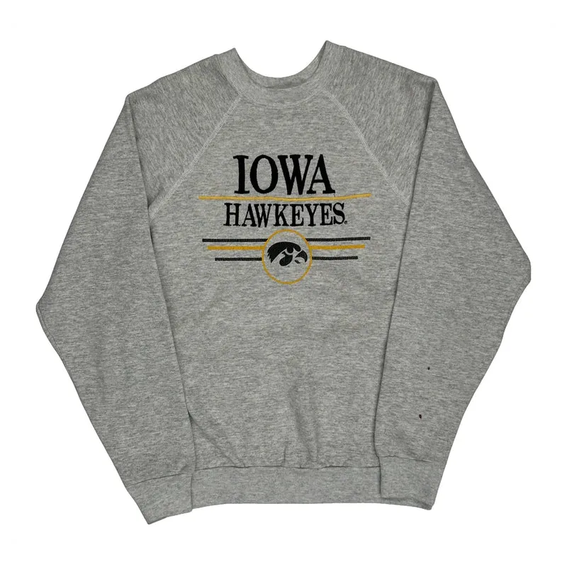 Iowa Hawkeyes US Sweats College Sweatshirt - Large Grey Cotton
