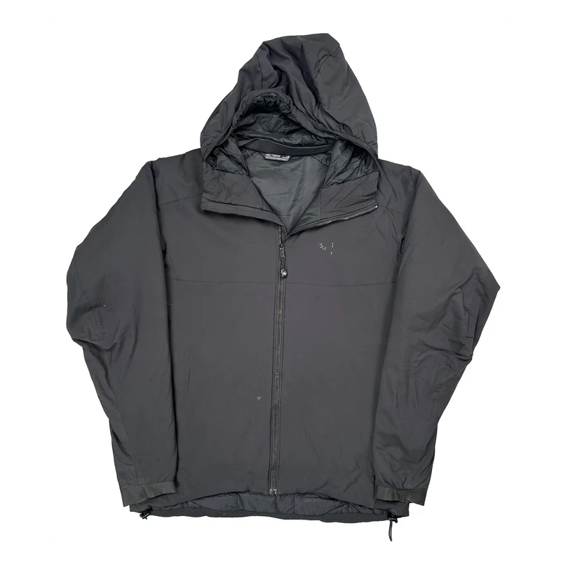 Arc''Teryx Waterproof Jacket - Large Black Polyester