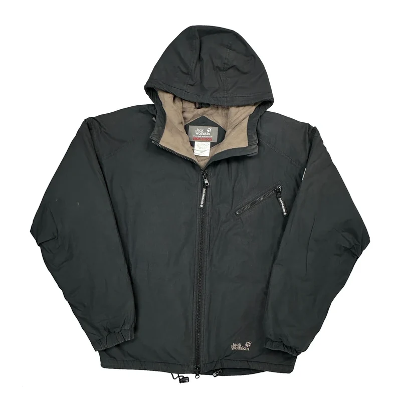 Urban Outdoor Jack Wolfskin Hoodie - Medium Black Polyester