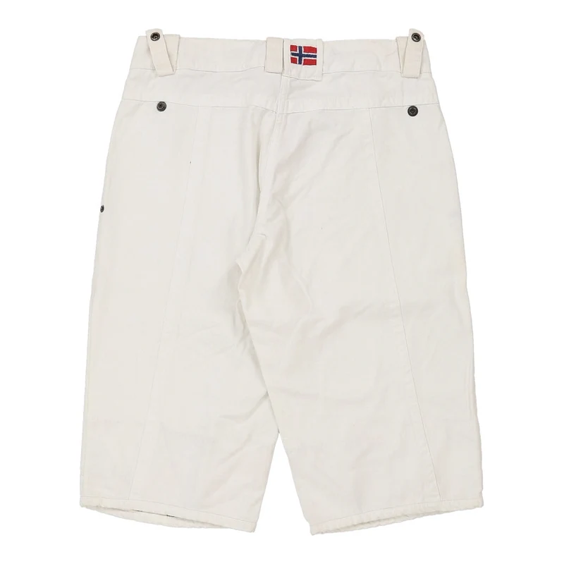 Napapijri Shorts - 30W UK 8 White Cotton Blend