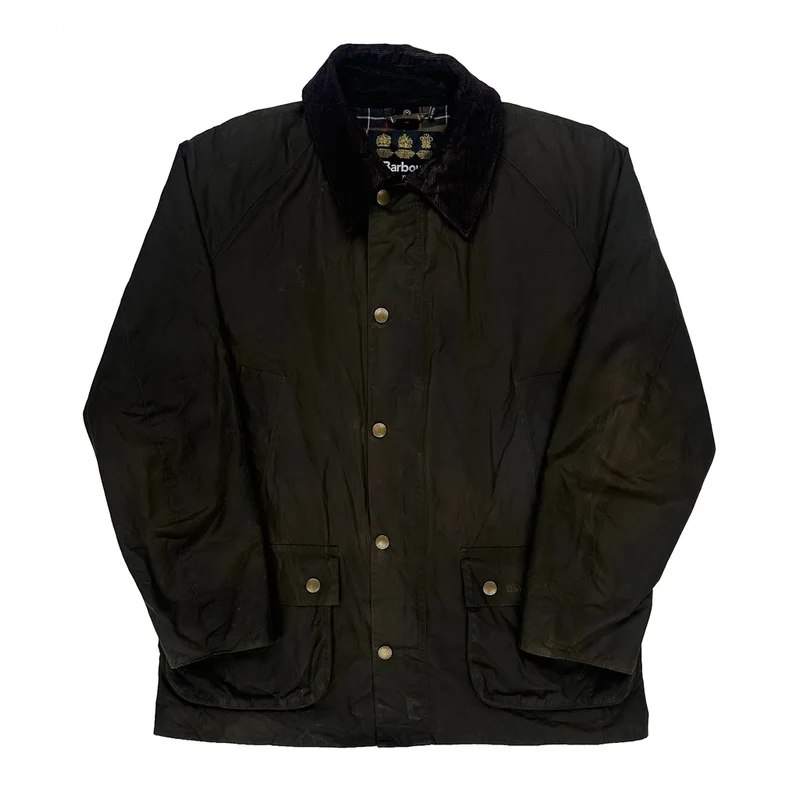 Barbour Wax Waterproof Jacket - XL Black Cotton