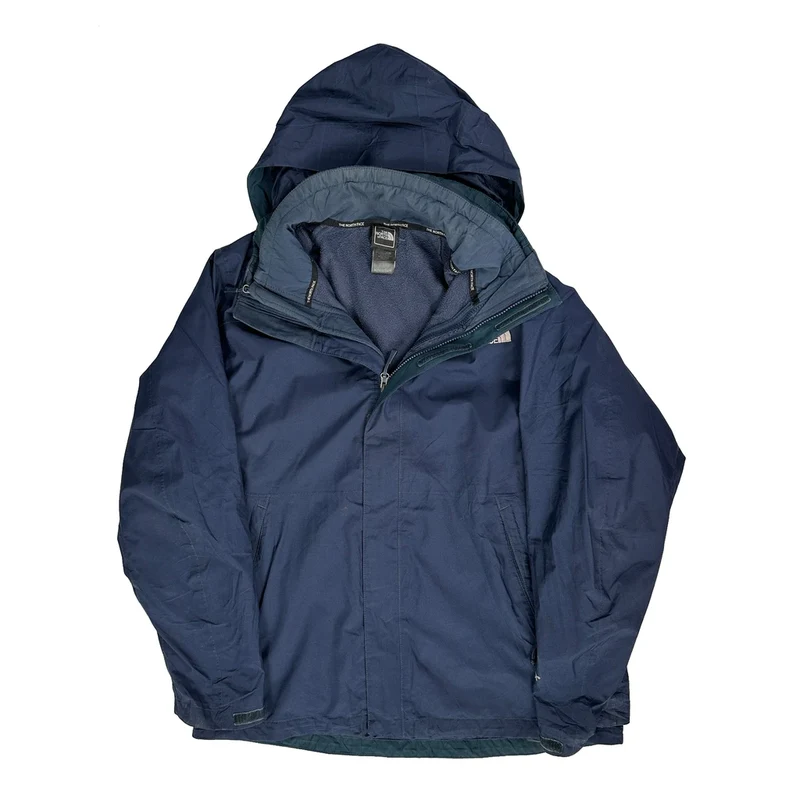 The North Face Waterproof Jacket - Large Navy Gore-Tex