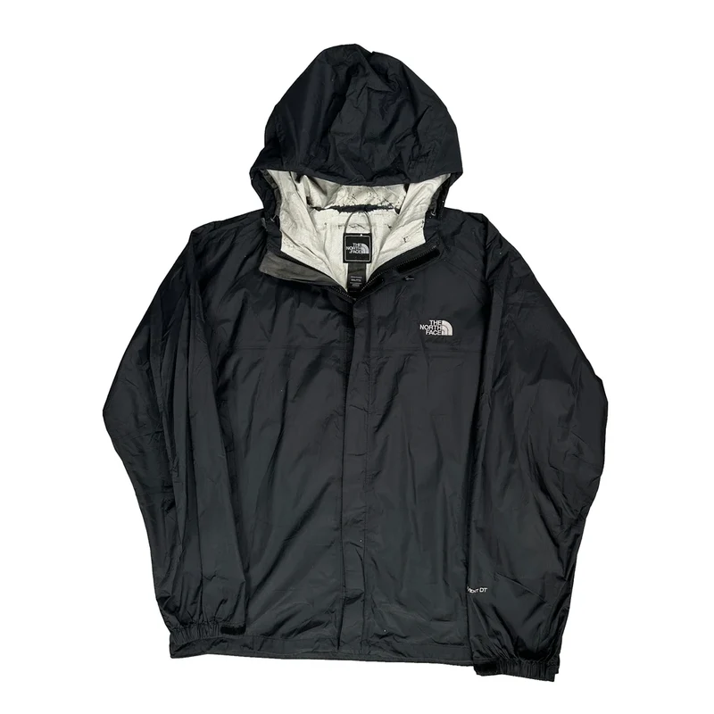 The North Face Waterproof Jacket - 2XL Black Nylon