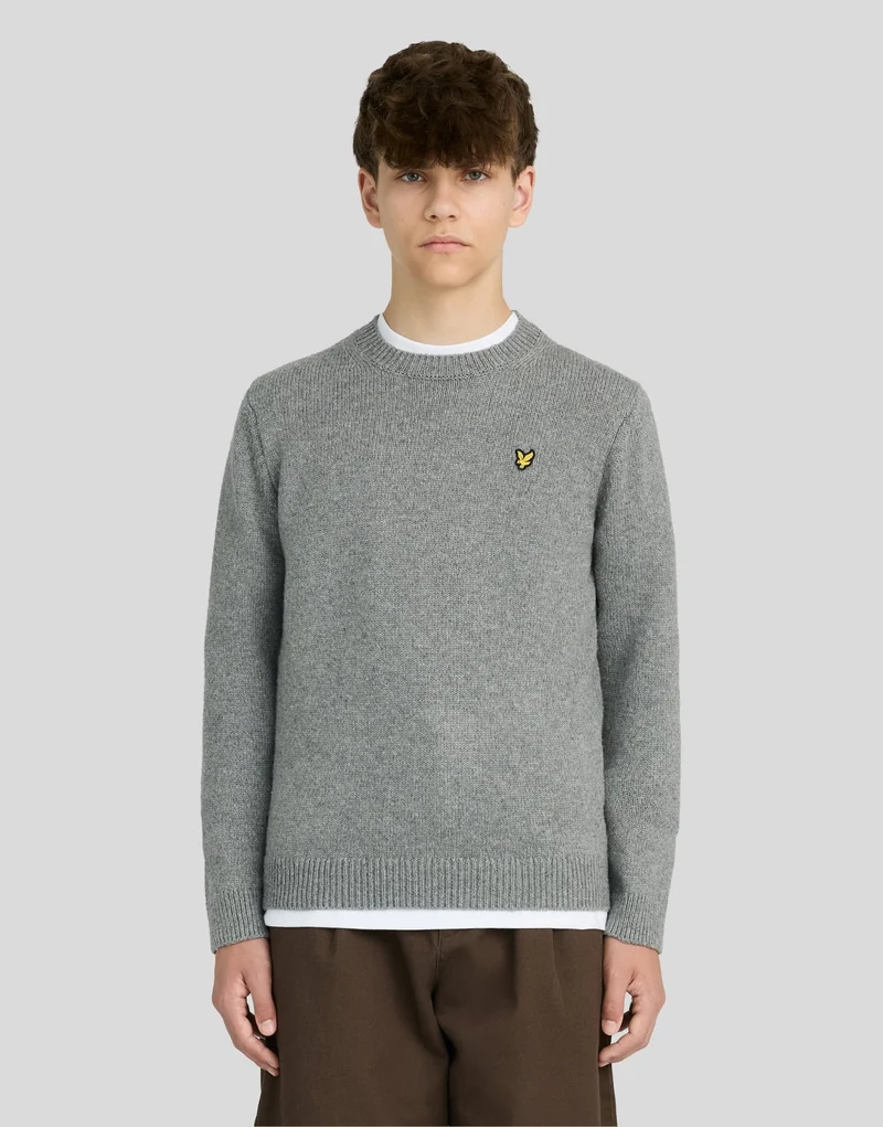 Textured Crew Neck Jumper