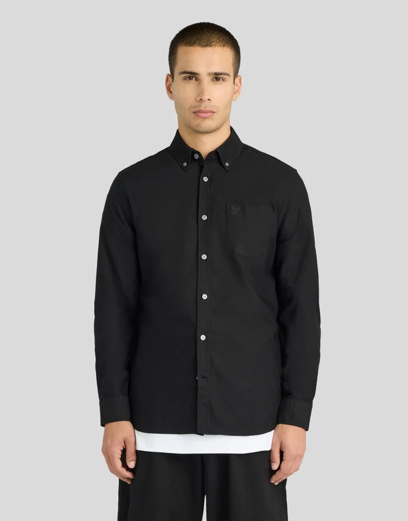Tonal Button Down Oxford Shirt