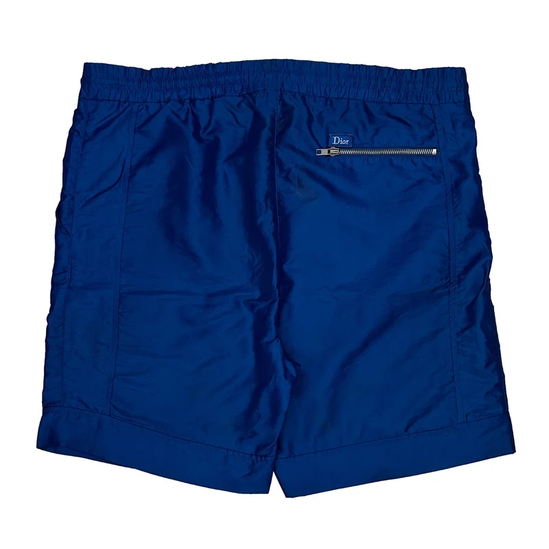 Christian Dior Shorts - Large Blue Nylon Blend