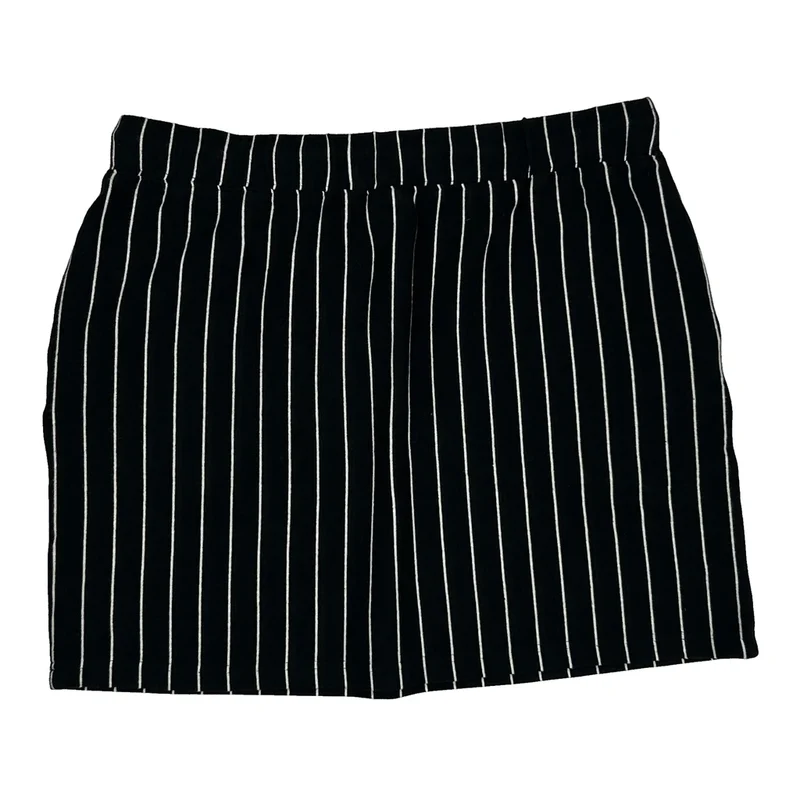 Stussy Striped Shorts - Large Black Cotton