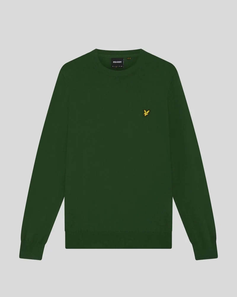 Cotton Merino Crew Neck Jumper
