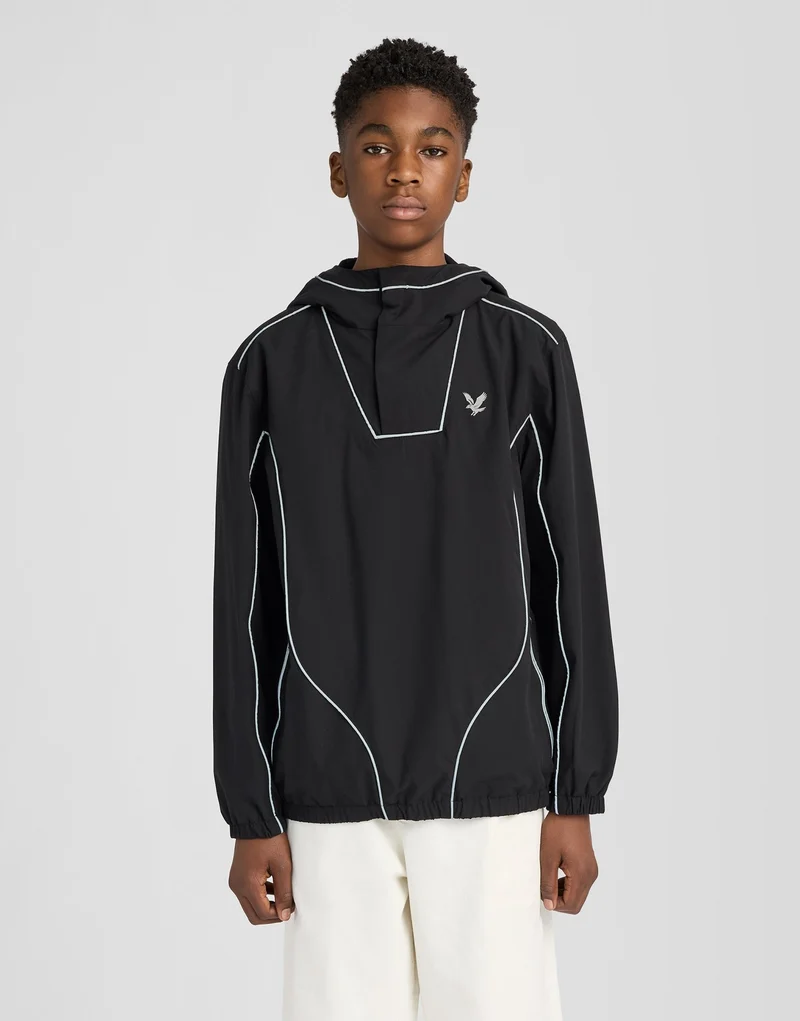Reflective Piped Anorak Jacket
