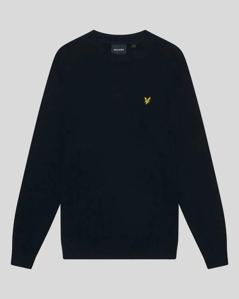 Cotton Merino Crew Neck Jumper