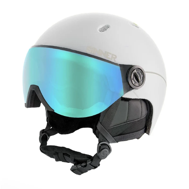 Titan Visor Matte White Blue