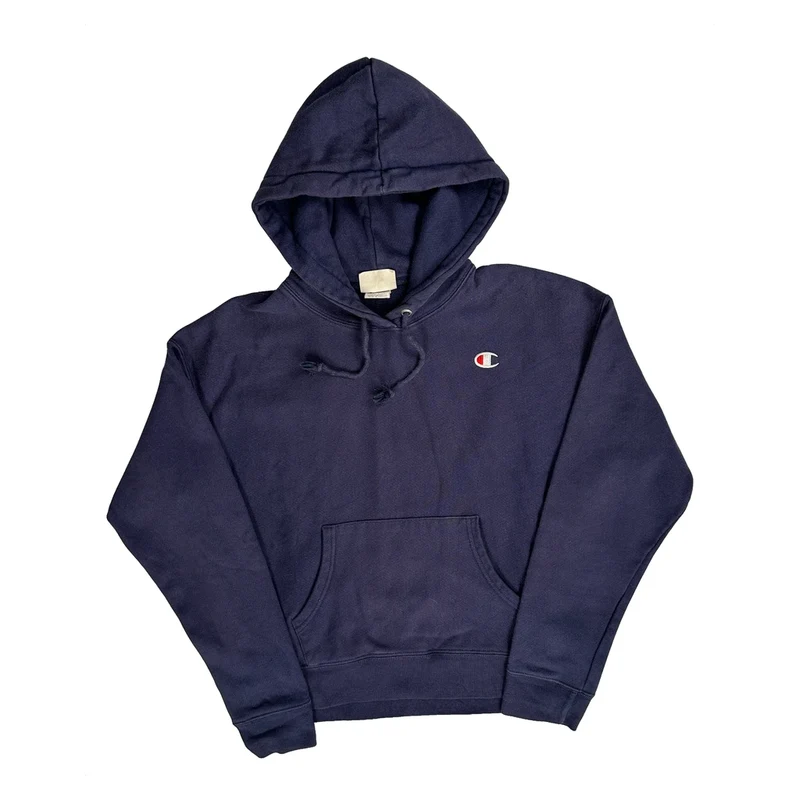 Reverse Weave Champion Hoodie - Medium Navy Cotton