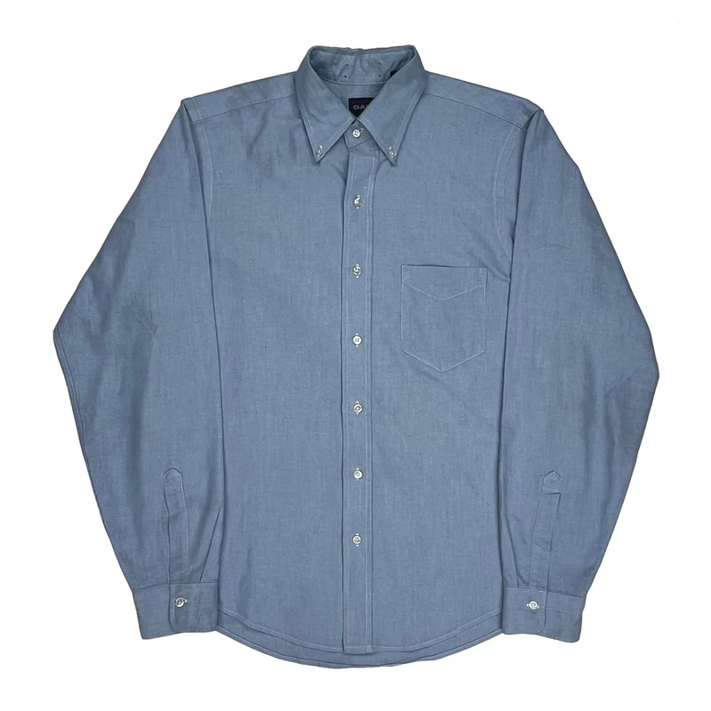 Gant Shirt - Large Blue Cotton