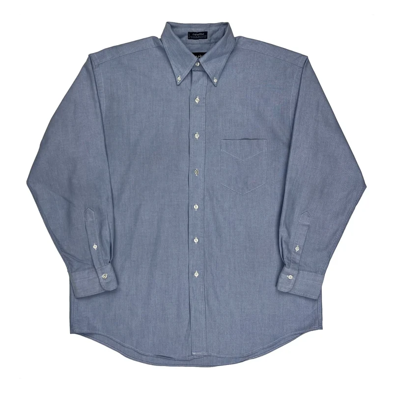 Gant Shirt - Large Blue Cotton Blend