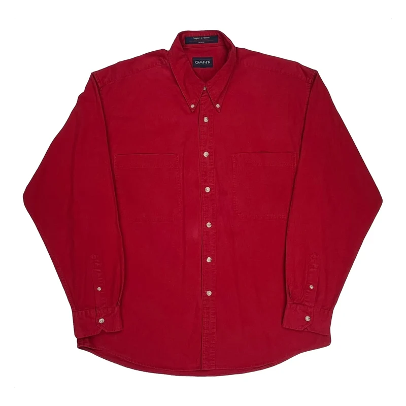 Gant Shirt - Large Red Cotton