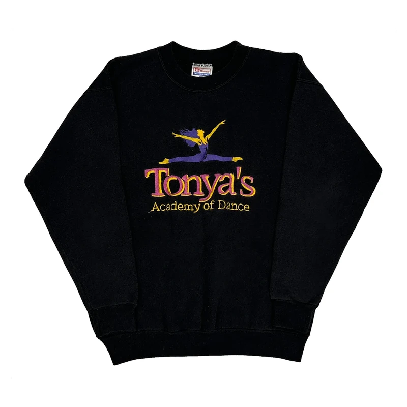 Tonya'S Academy Of Dance Hanes Graphic Sweatshirt - Small Black Cotton Blend