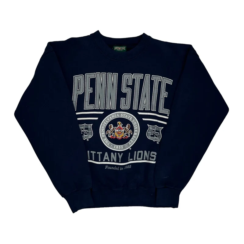 Penn State Nittany Lions American Eagle College Sweatshirt - Medium Navy Cotton