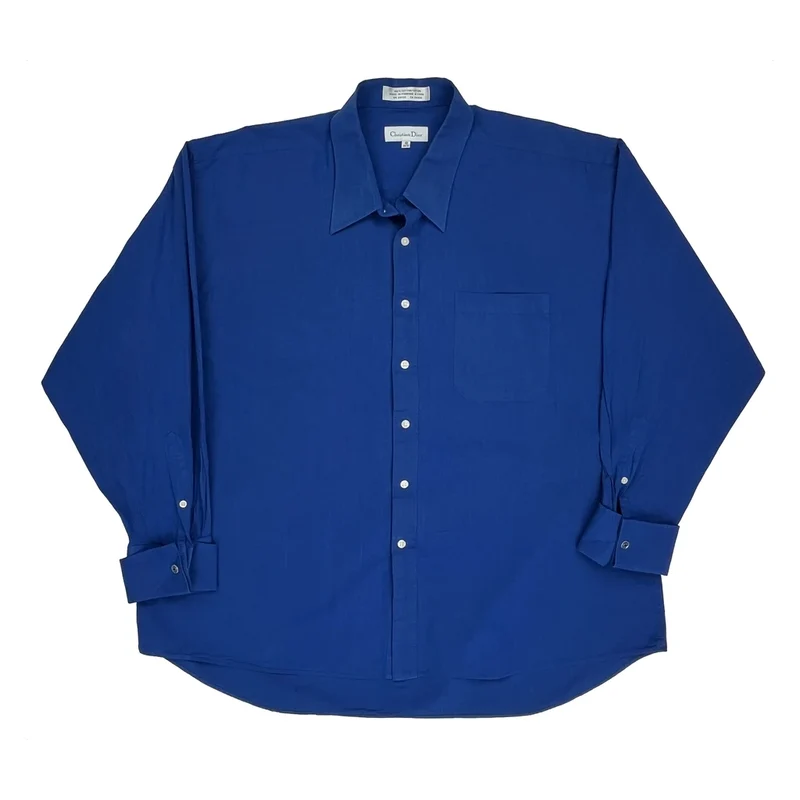 Christian Dior Shirt - 2XL Blue Cotton