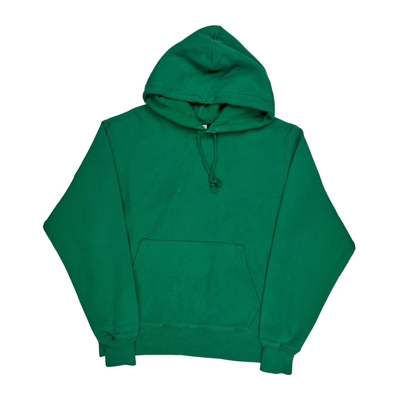 Reverse Weave Champion Hoodie - Medium Green Cotton