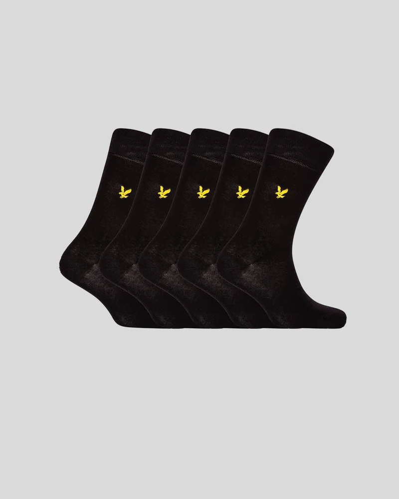 5 Pack Core Socks Plain