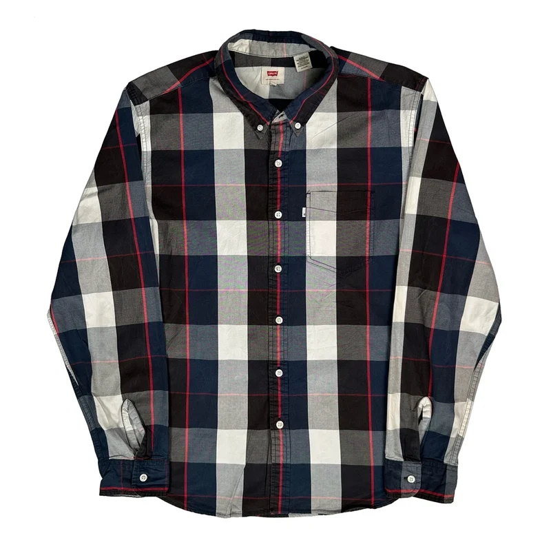Levis Checked Shirt - XL Multicoloured Cotton