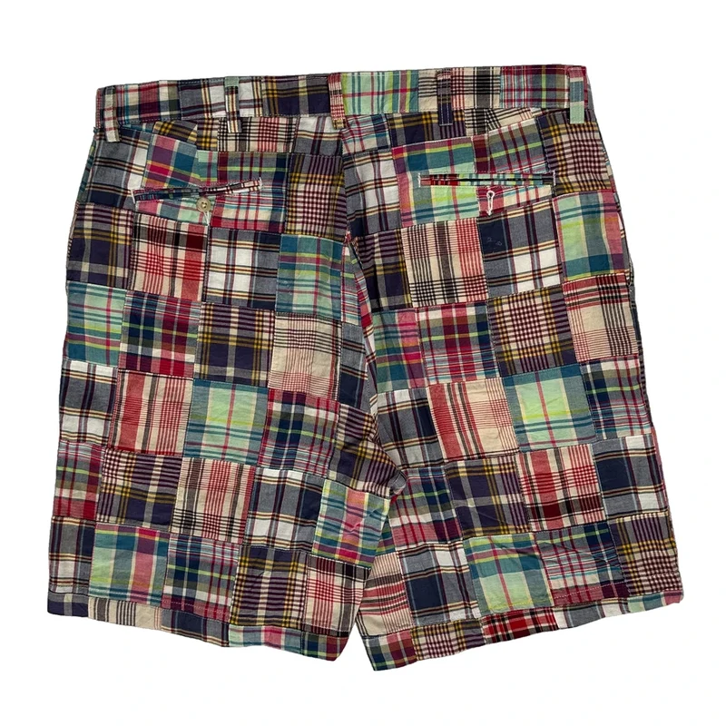 Madras Polo By Ralph Lauren Checked Shorts - 36W 9L Multicoloured Cotton
