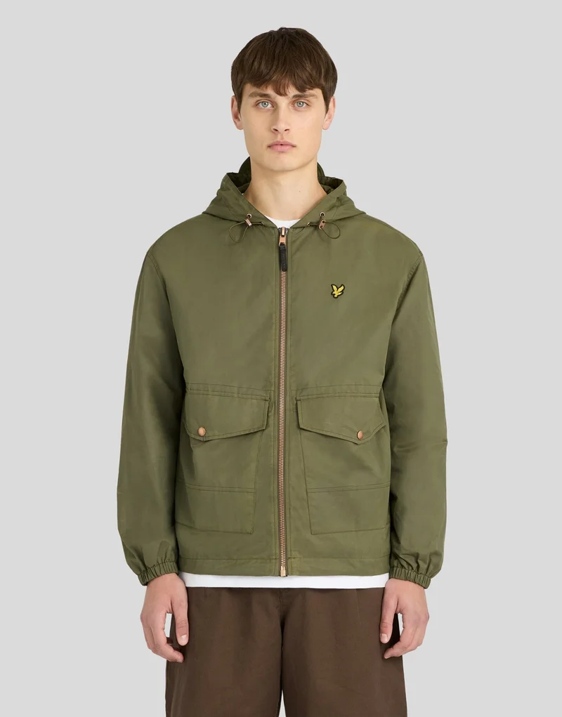 Waxed Hooded Utility Jacket