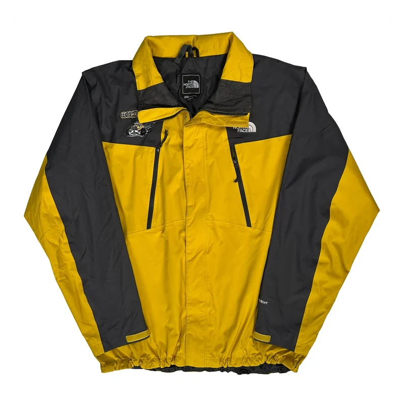 The North Face Waterproof Jacket - XL Yellow Nylon