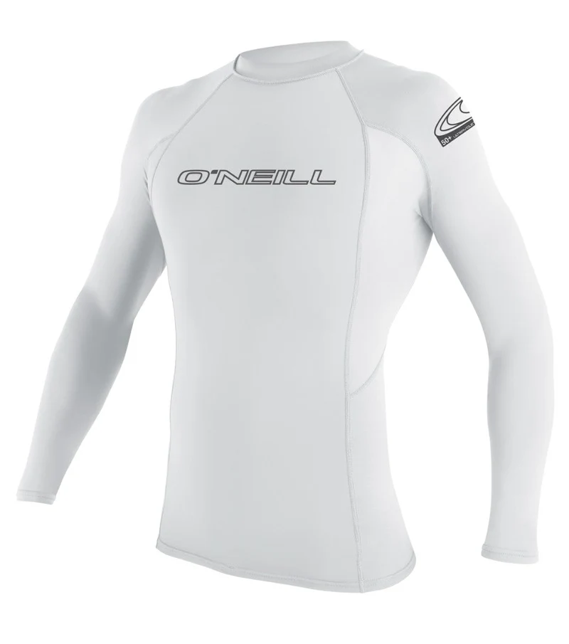 Basic Skins L/S Rash Guard White