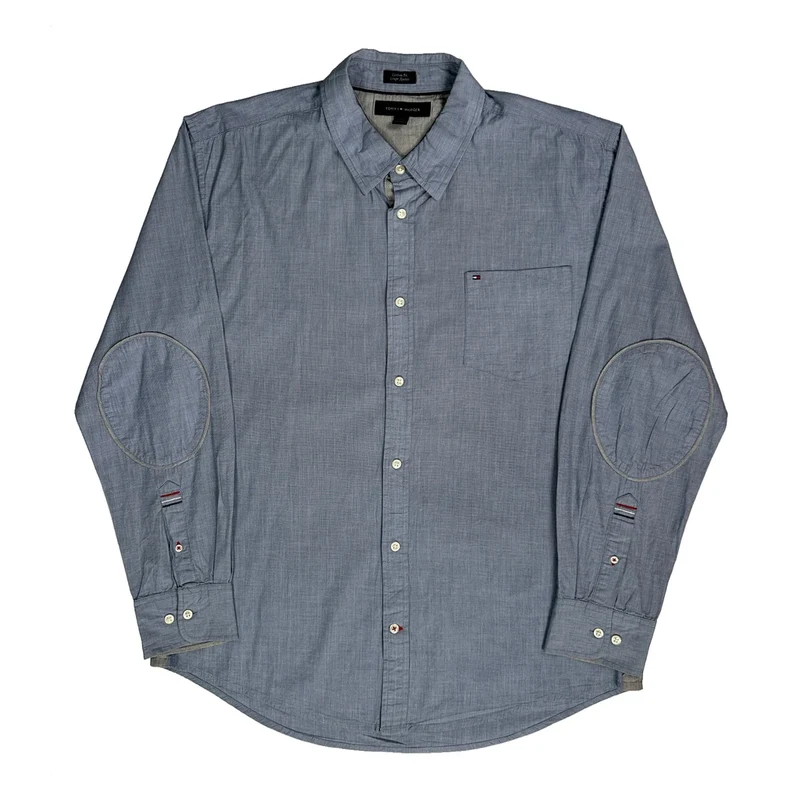 Tommy Hilfiger Shirt - XL Blue Cotton