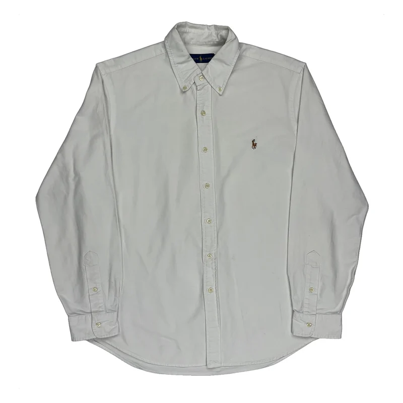 Ralph Lauren Shirt - Large White Cotton