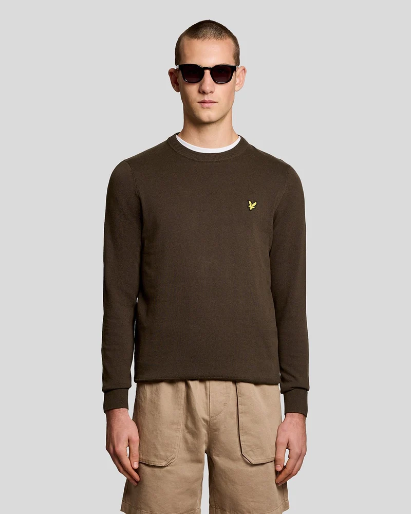 Cotton Crew Neck Jumper