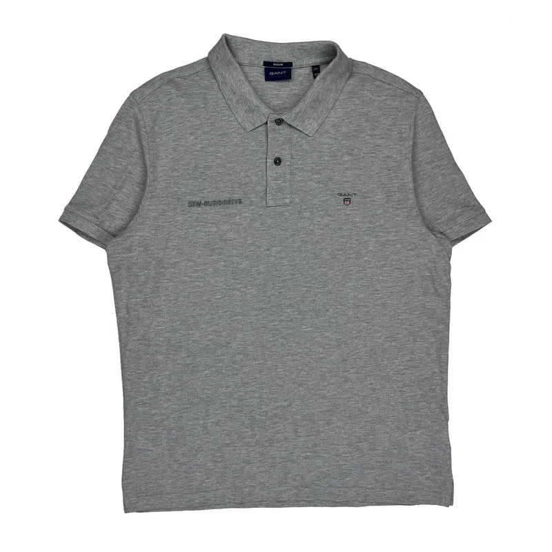 Gant Polo Shirt - 2XL Grey Cotton