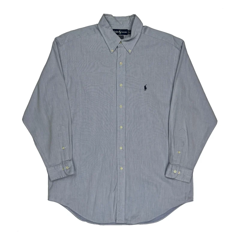 Ralph Lauren Shirt - Large Blue Cotton