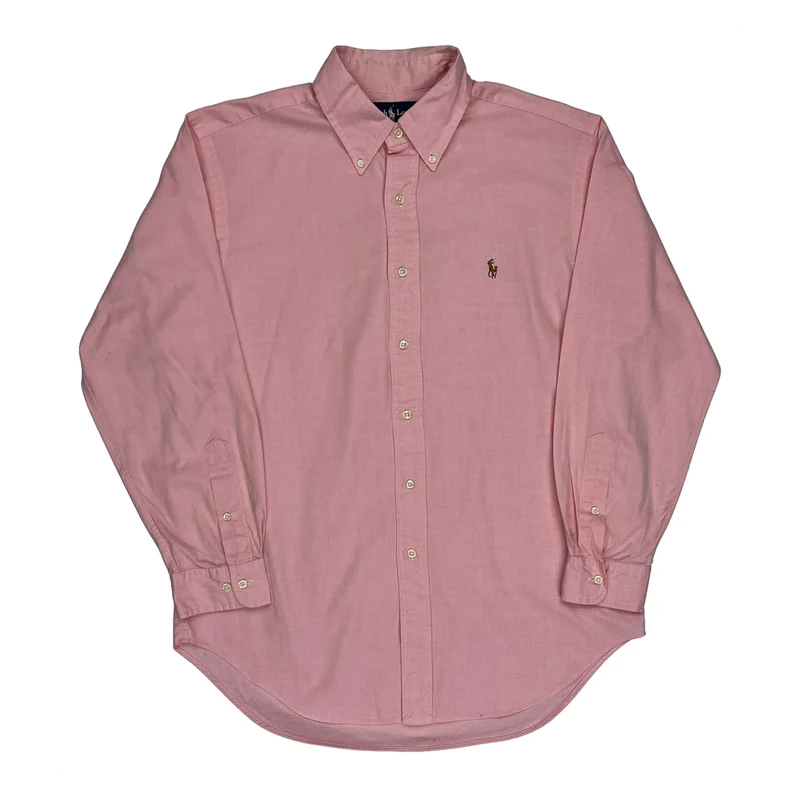 Ralph Lauren Shirt - Large Pink Cotton
