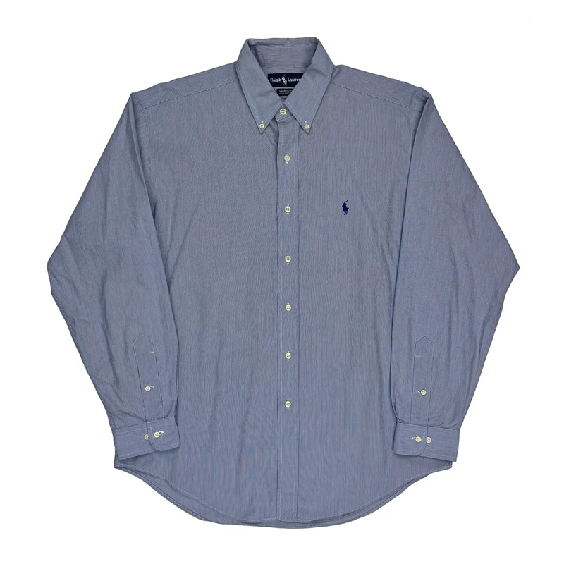 Ralph Lauren Shirt - Large Blue Cotton
