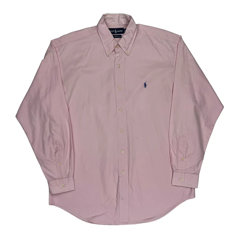 Ralph Lauren Shirt - Medium Pink Cotton