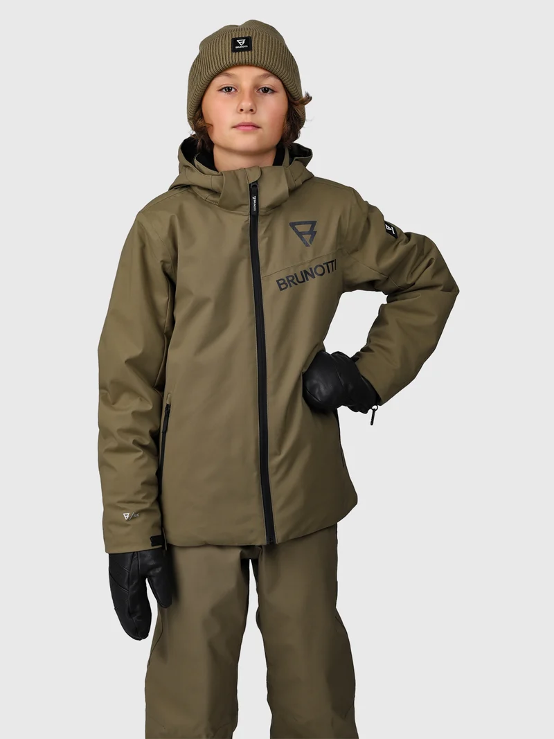 Navigaty Boys Snow Jacket | Dusky Green
