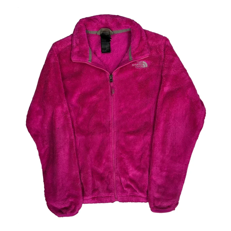 Age 14-16 The North Face Fleece Jacket - Large Pink Polyester