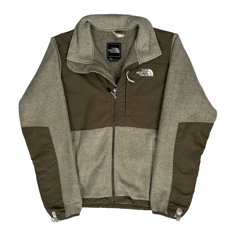 The North Face Denali Fleece Jacket - Small Grey Polyester