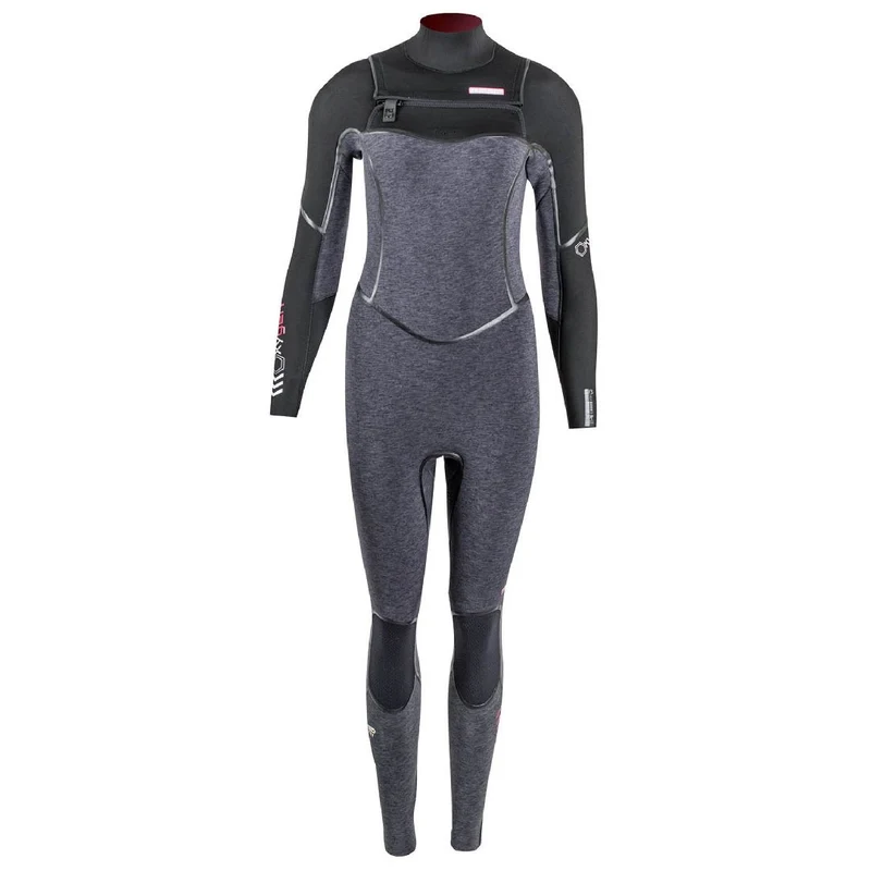 PG Oxygen Frontzip 6/4 Black/wine