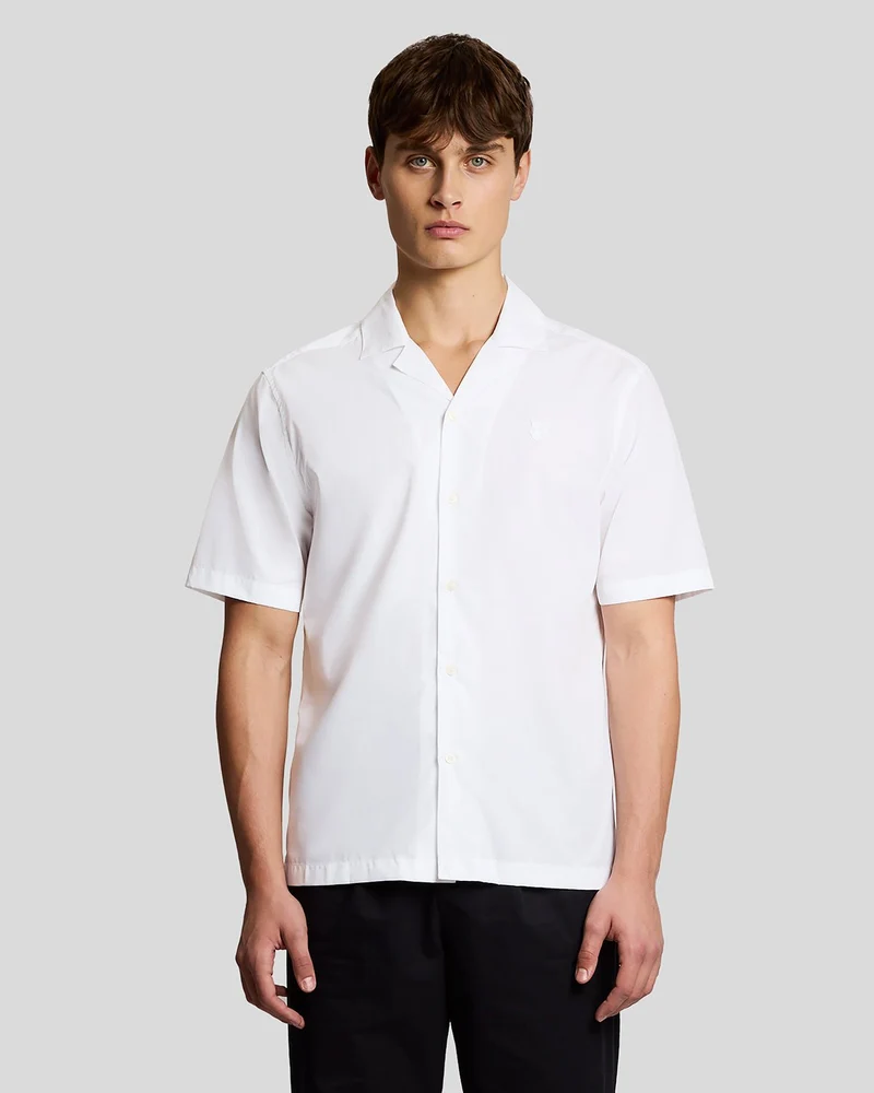 Revere Collar Poplin Shirt
